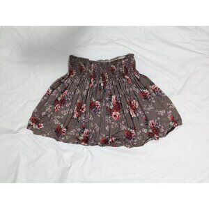 Maurices Floral Skirt Womens XSmall Above the Knee Flowy Flowers Cottagecore USA